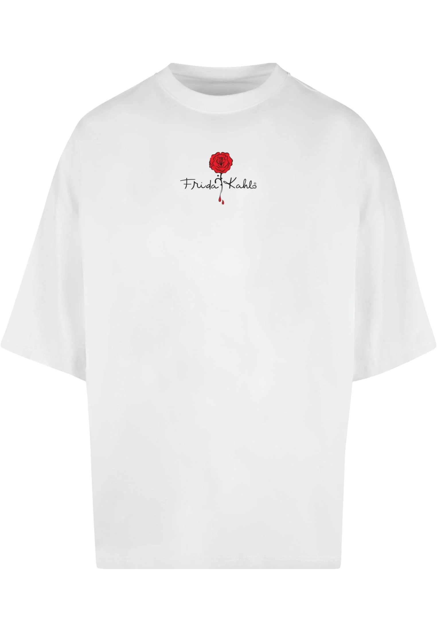 skwm-tb-MP5000161_P1-00220_ec07d10a-bac4-42c5-93c9-3f7dd3db8b05 Frida Kahlo - Logo rose Huge Tee