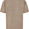 Brandalised - Barcode Leopard Acid Washed Oversize Tee
