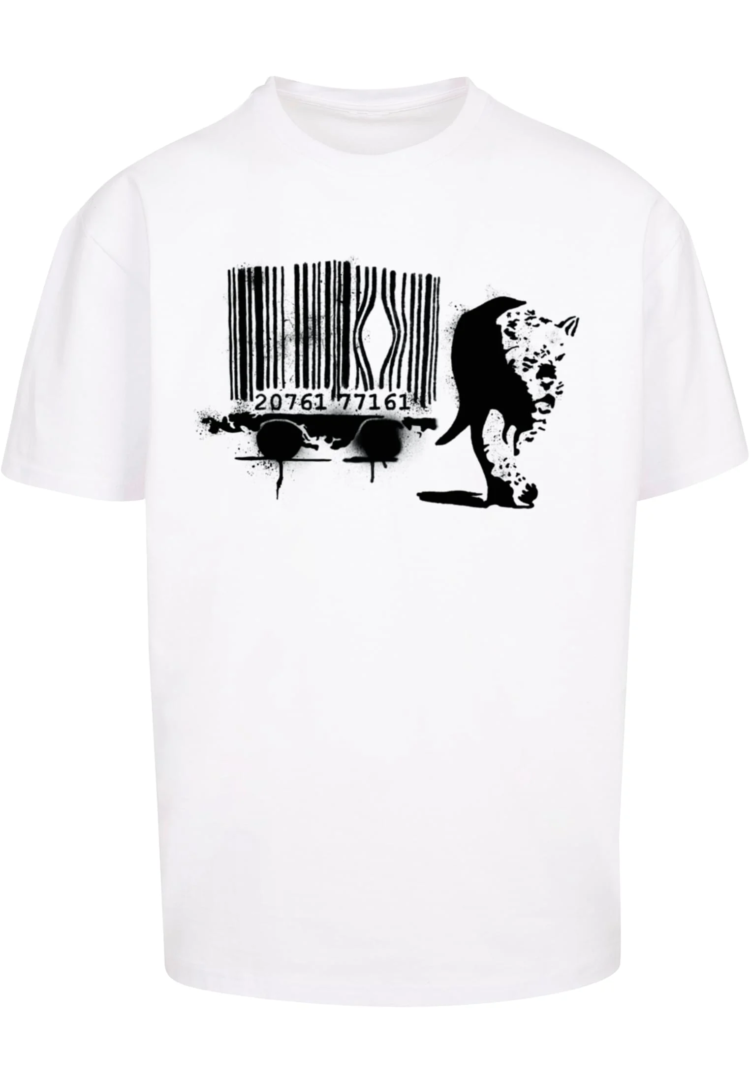 Brandalised - Barcode Leopard Heavy Oversize Tee