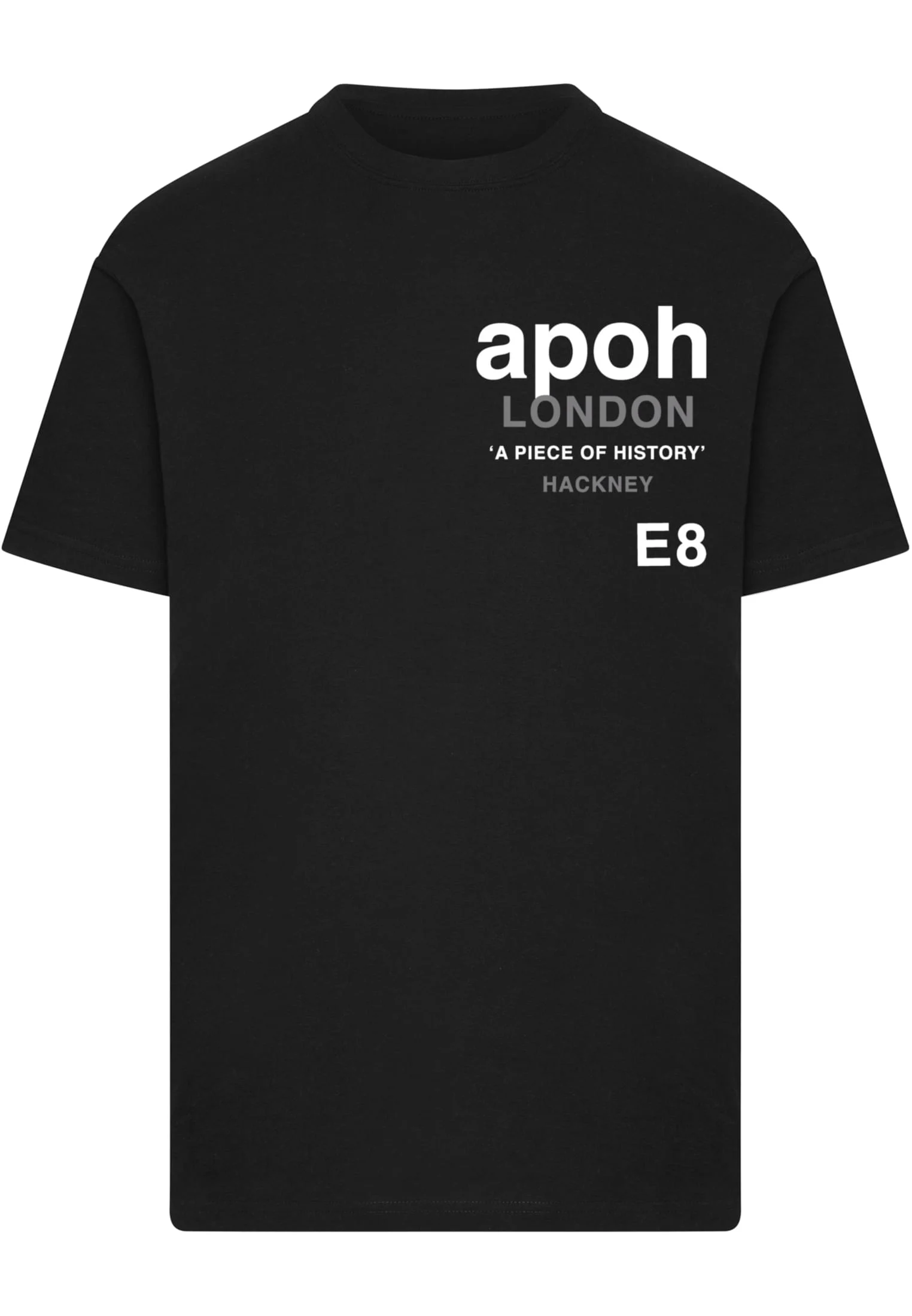 skwm-tb-MP503082_P1-00007_0aba1df5-8fae-45c5-b9f5-a7bc42464387 APOH - Hackney Slogan T-Shirt