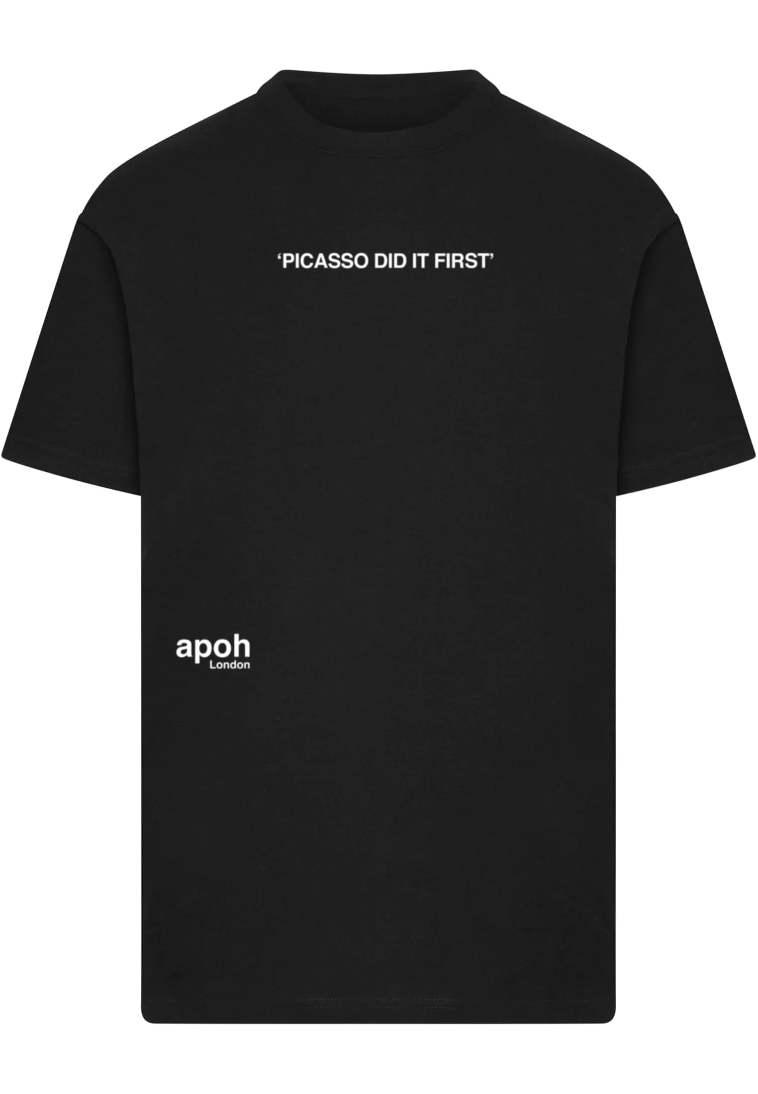 skwm-tb-MP503090_P1-00007_09110de7-2f5c-4209-96dd-4a174585643a APOH - Picasso Did It First Slogan T-Shirt