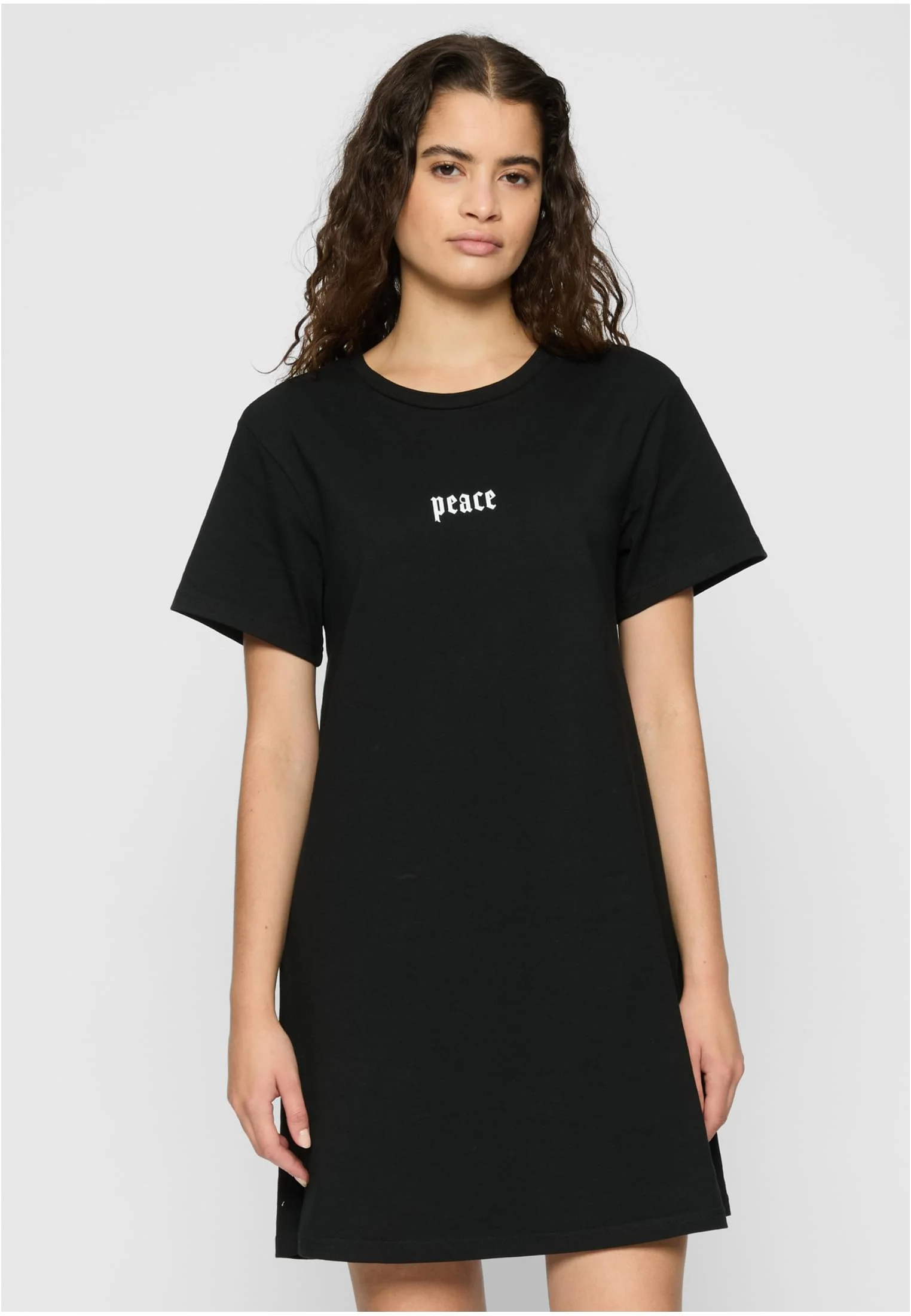 skwm-tb-MST113_Mw1-00007_bed92a23-8174-439a-b4f6-a8f613f352f0 Girls Peace Hand Ladies Tee Dress
