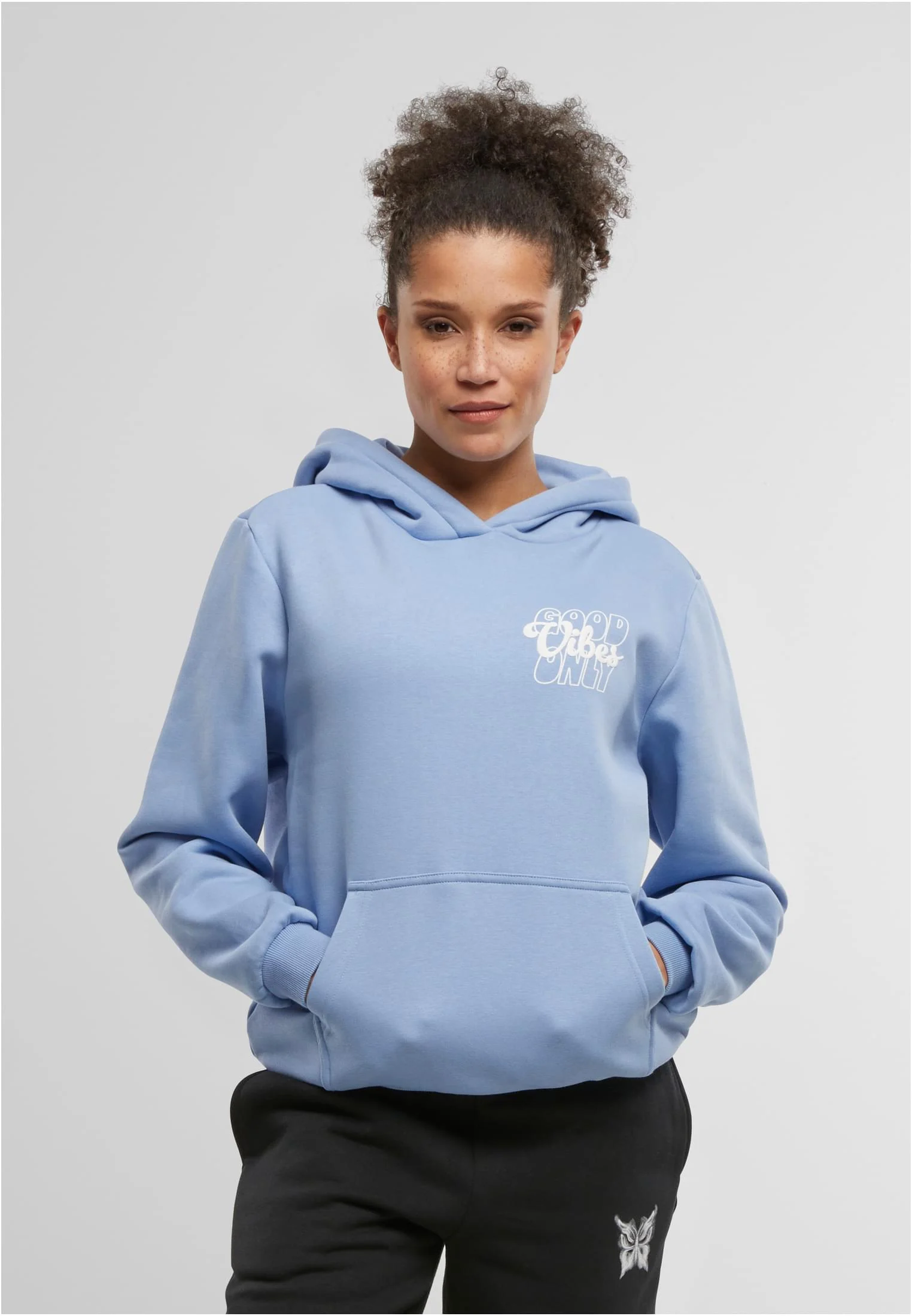 Good Vibes Ladies Fluffy Hoody