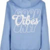 Good Vibes Ladies Fluffy Hoody