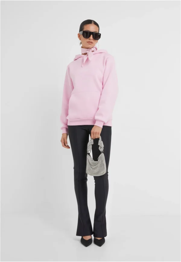 Babe Wording Ladies Fluffy Hoody