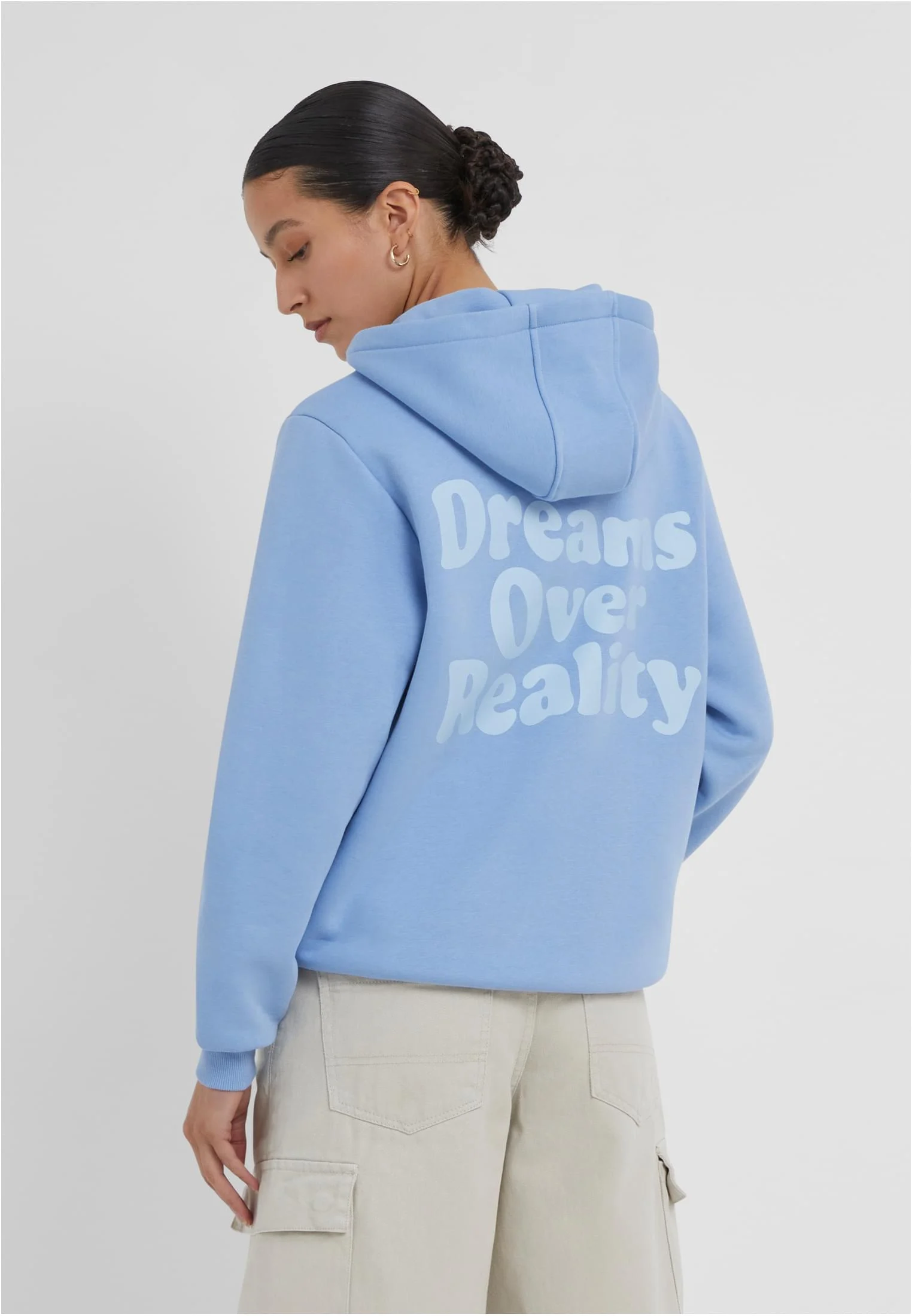 skwm-tb-MST214_Mw2-18327 Dreams Over Reality Ladies Fluffy Hoody