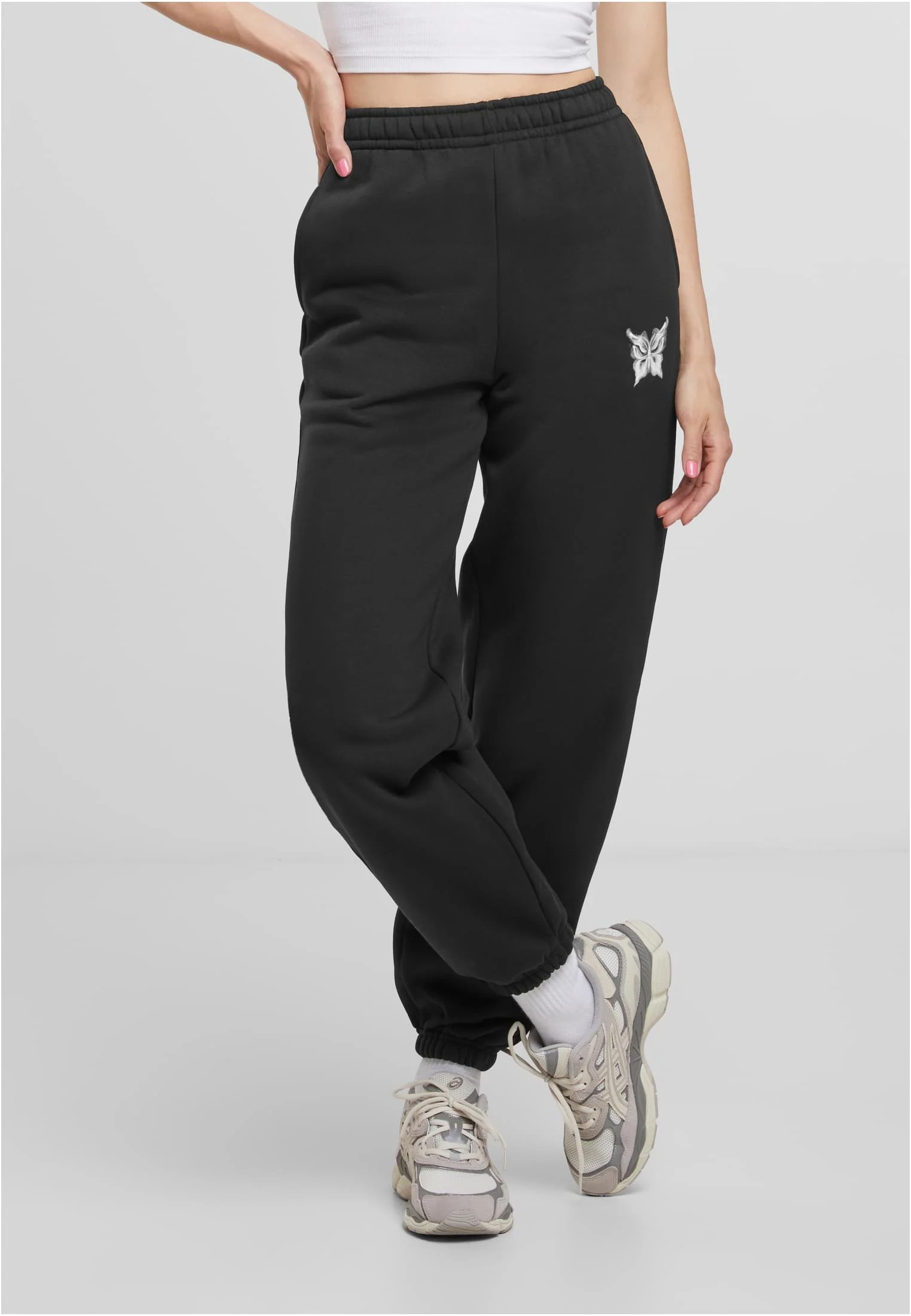 skwm-tb-MST226_Mw1-00007_15385467-740a-4c51-a4b1-5a517da806a8 Karma Butterfly Ladies Fluffy Sweatpants