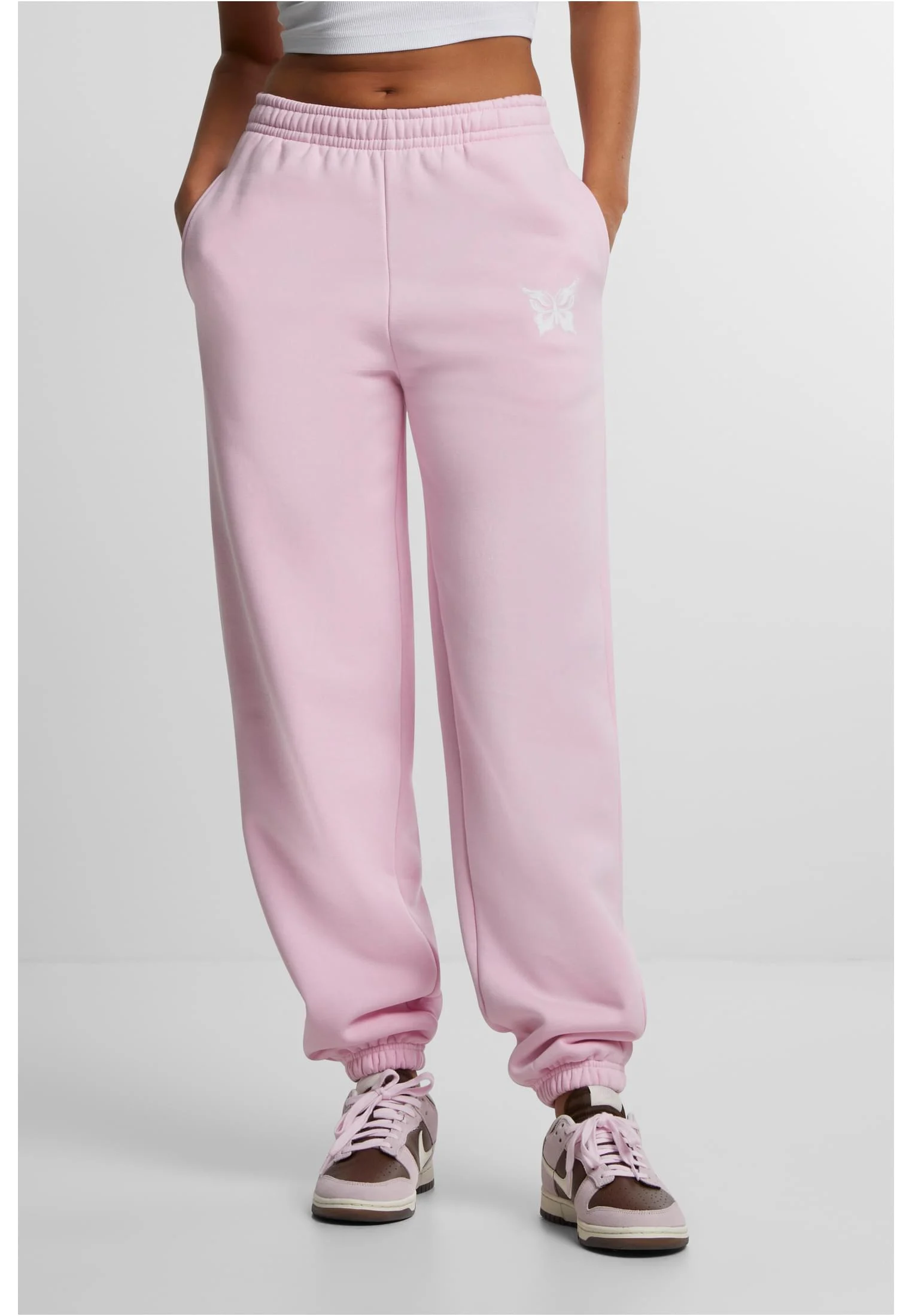 skwm-tb-MST226_Mw1-12155_f5a20075-e338-4f1b-861f-8bd090989912 Karma Butterfly Ladies Fluffy Sweatpants