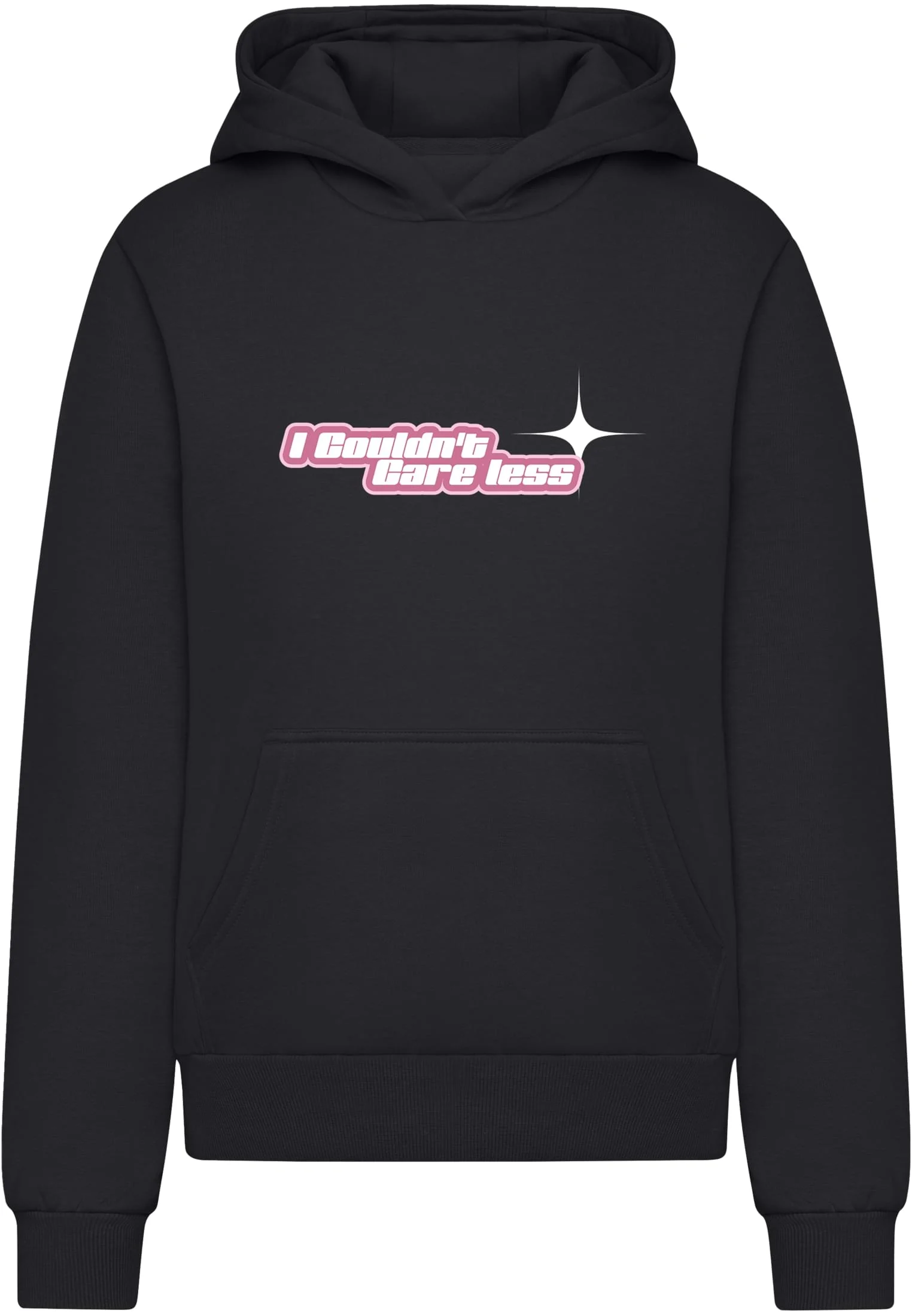 skwm-tb-MST233_P1-00007_10d354d2-9c0b-4012-8f7b-3537790c0f75 Couldn't Care Less Ladies Fluffy Hoody