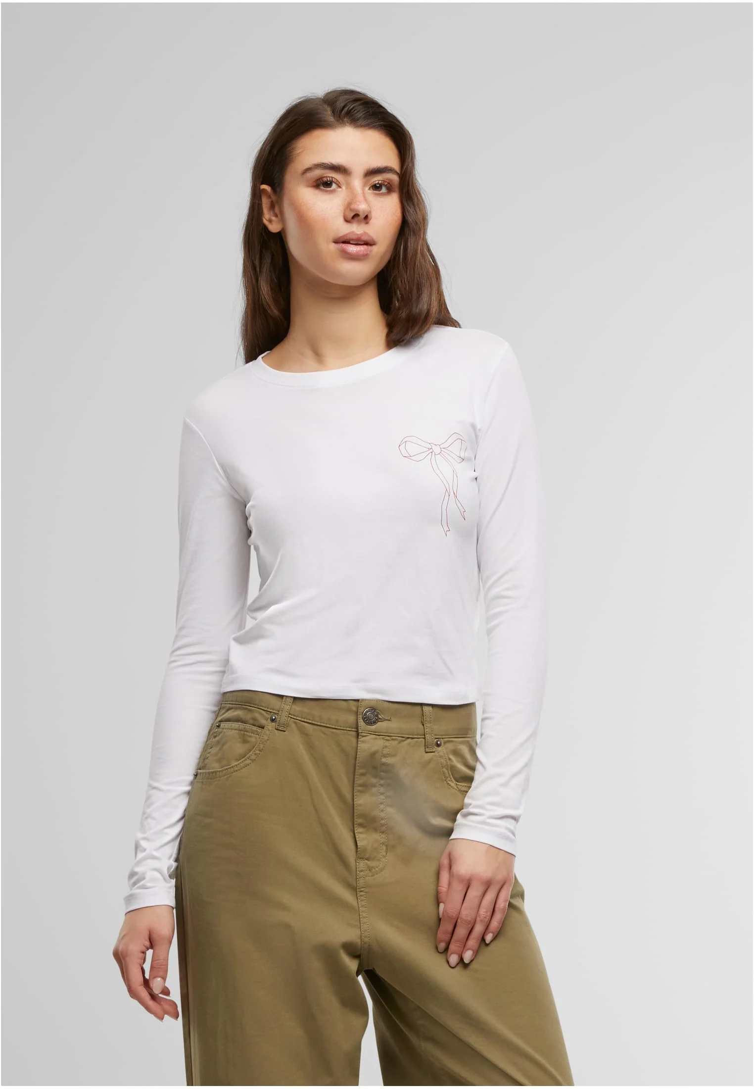 skwm-tb-MST247_Mw1-00220_fd6469f9-1339-462f-b8f7-7874d4eafd58 Bow Oneliner Ladies Short Longsleeve
