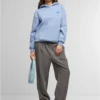 Good Vibes Bow Ladies Fluffy Hoody