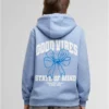 Good Vibes Bow Ladies Fluffy Hoody