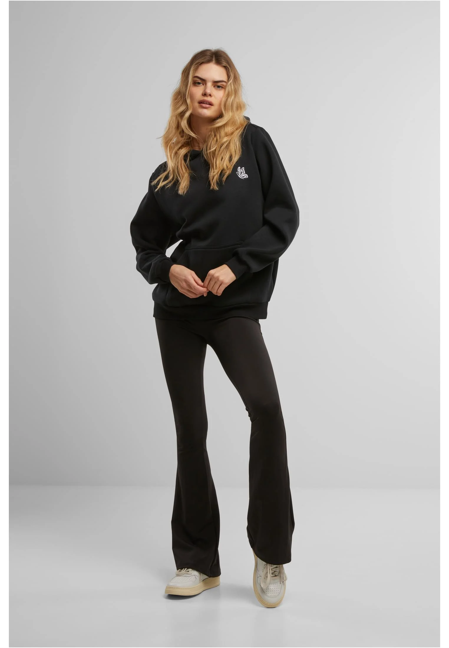 Flying Butterfly EMB Fluffy Hoody