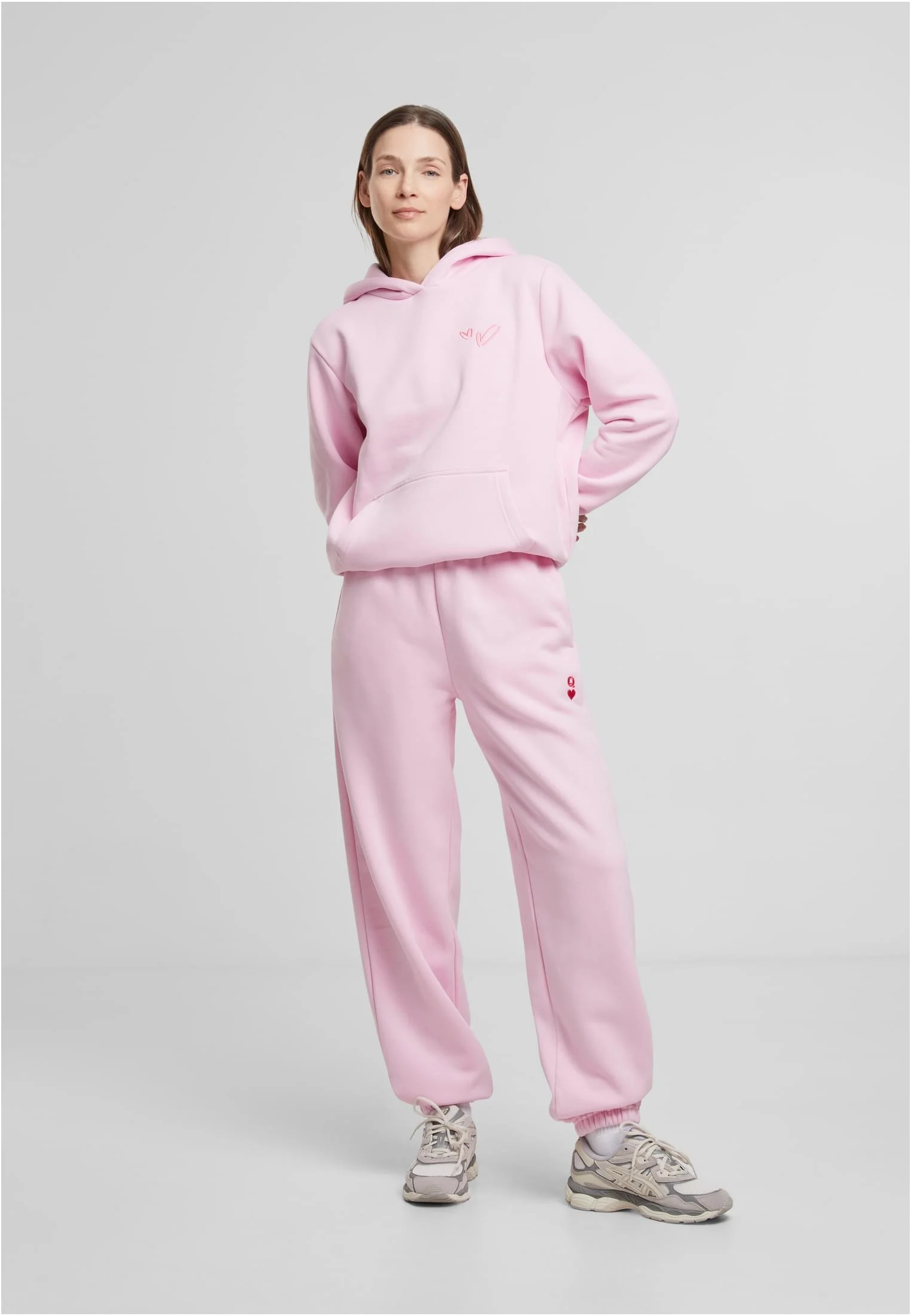skwm-tb-MST322_Mw12-12155 Heart Signs EMB Ladies Fluffy Hoody
