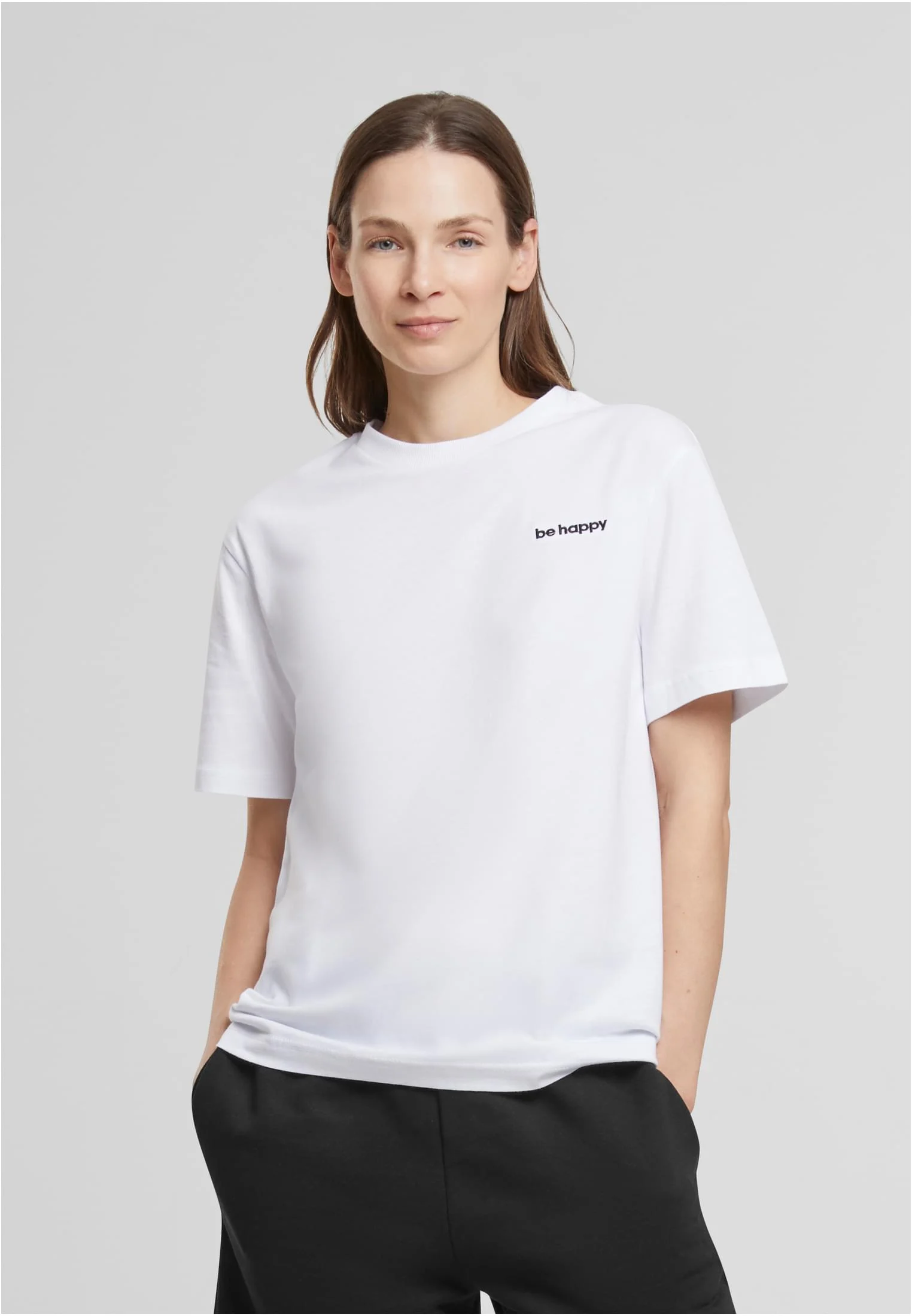 skwm-tb-MST341_Mw1-00220_87e78567-56ac-4974-bda1-5f8471554a16 Be Happy Wording EMB Tee