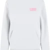 All We Need Is Love Ladies Fluffy Hoody