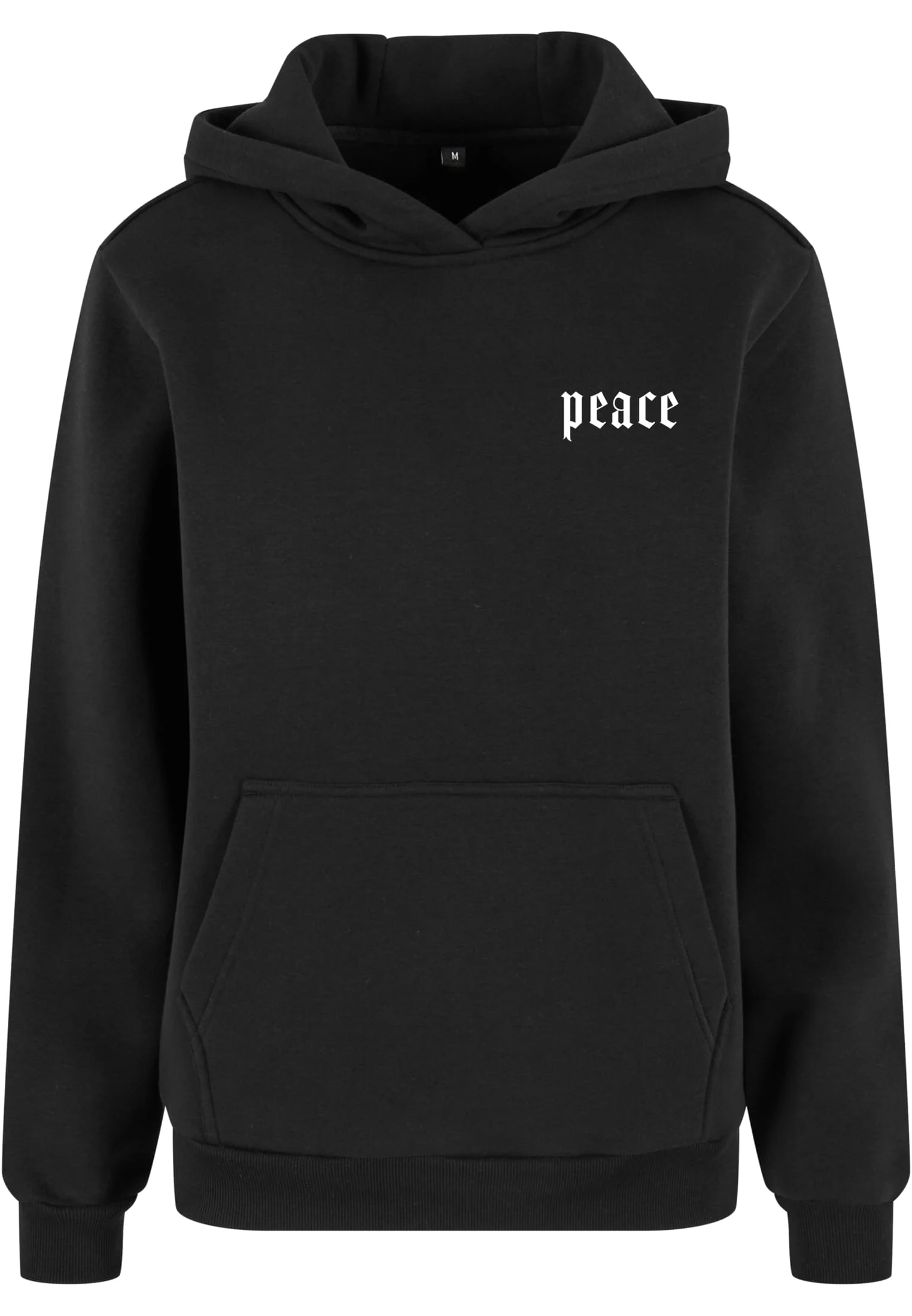 skwm-tb-MST374_P1-00007_722fdc0c-c410-4204-b3ed-d1c8f9d26619 Girls Peace Hand Ladies Fluffy Hoody