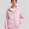 Basically Fine Ladies Fluffy Zip Hoody