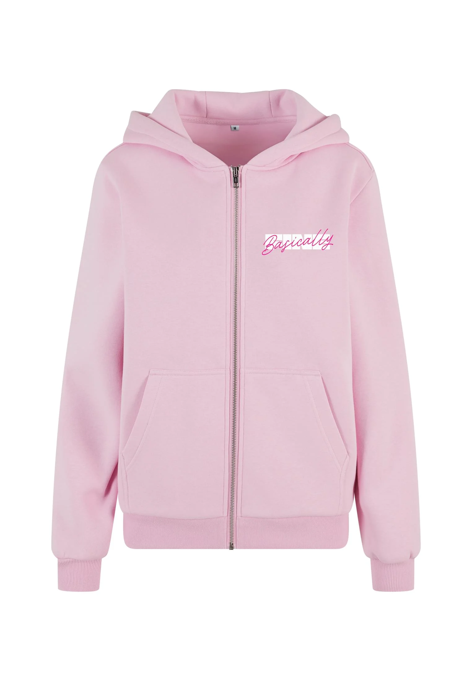 Basically Fine Ladies Fluffy Zip Hoody