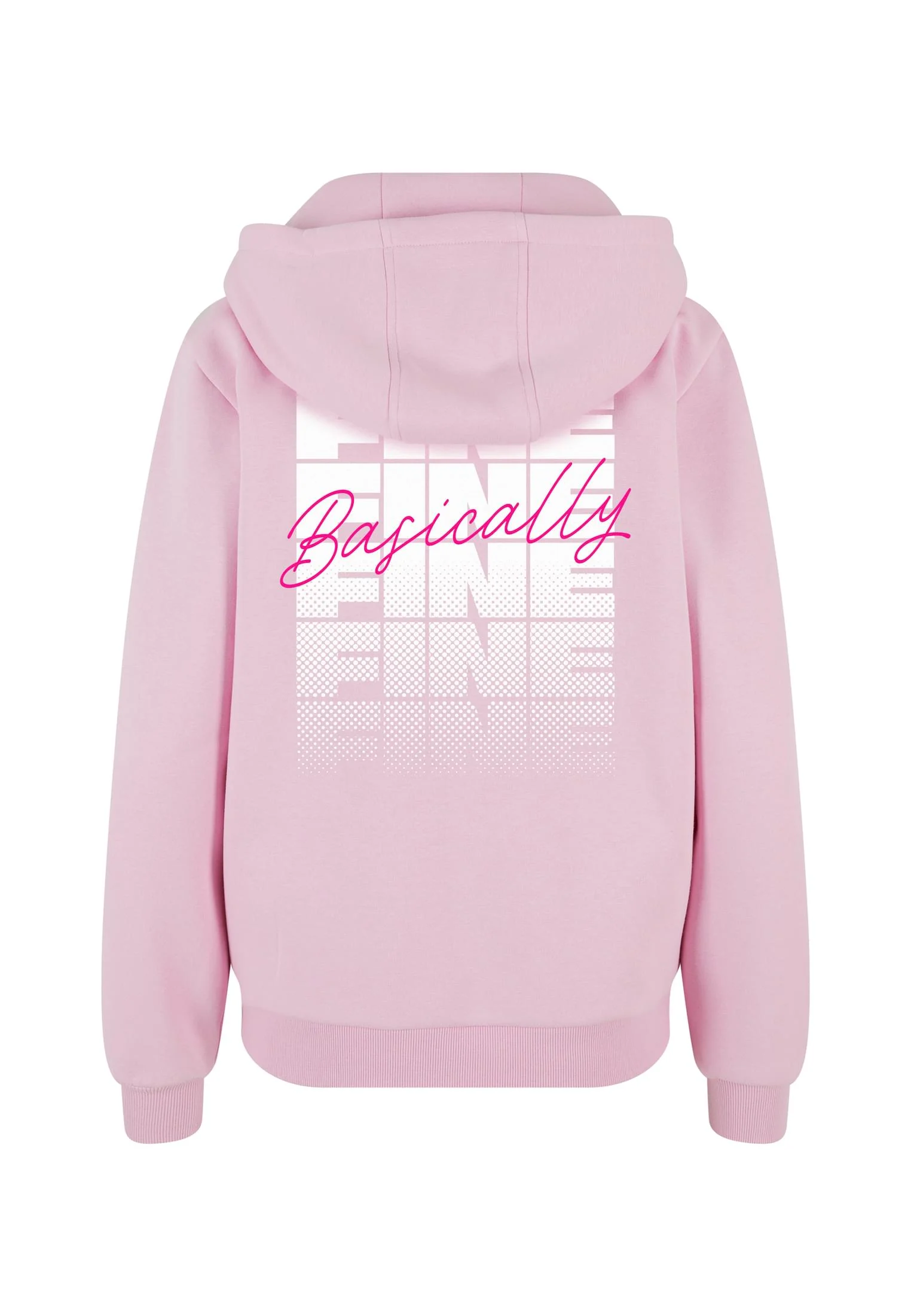 Basically Fine Ladies Fluffy Zip Hoody