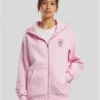 skwm-tb-MST432_Mw1-12155_0b0881f7-dcd9-4716-b1b5-c99b58f2d479 Dog Mum Life Ladies Fluffy Zip Hoody