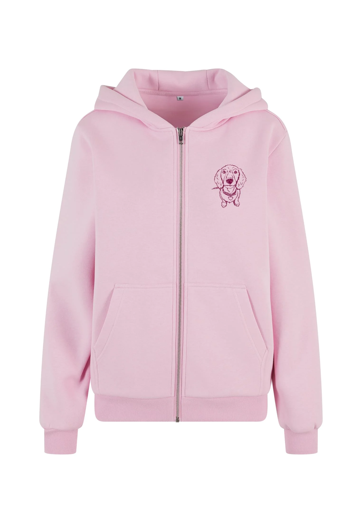 skwm-tb-MST432_P1-12155 Dog Mum Life Ladies Fluffy Zip Hoody