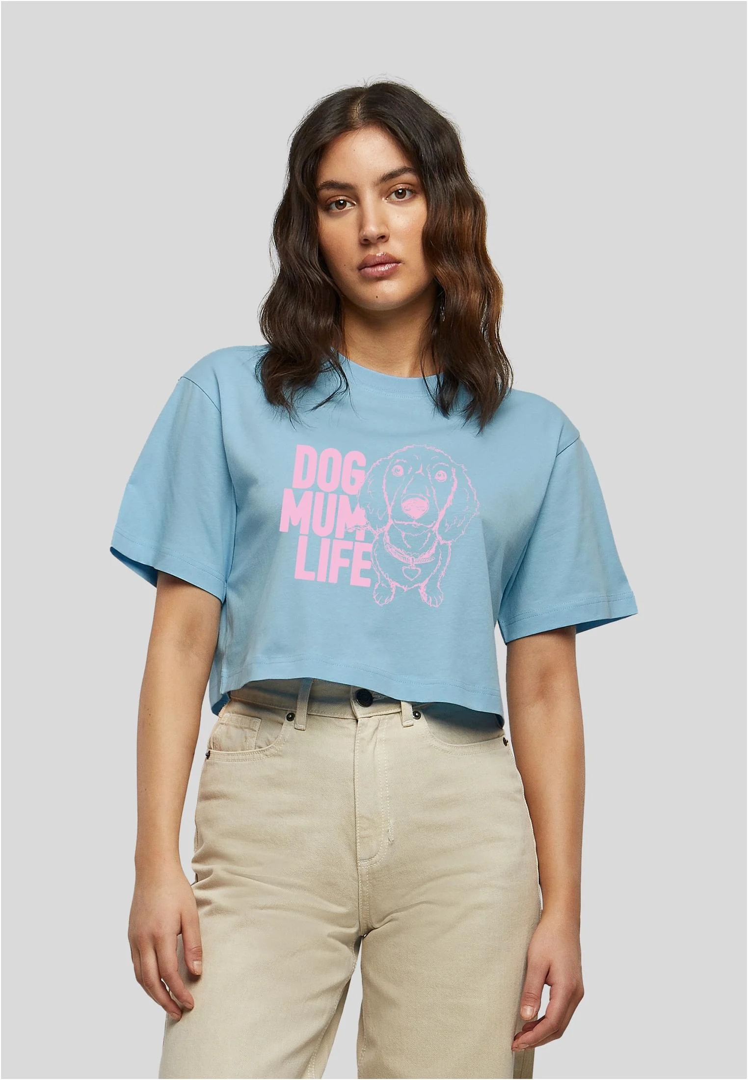 skwm-tb-MST433_Mw1-04410_df594f14-9721-461c-93f0-77df0286604b Dog Mum Life Ladies Cropped Tee