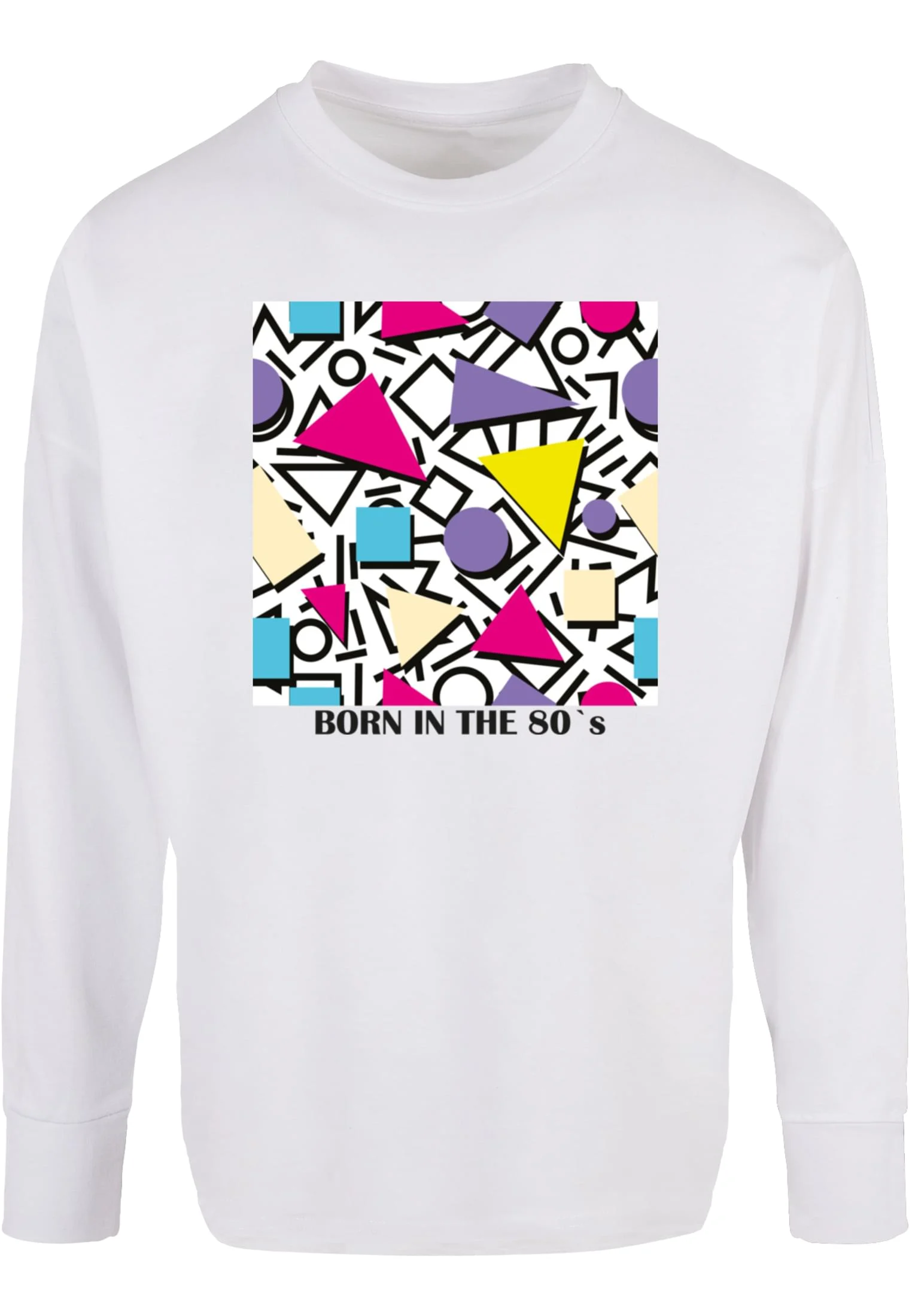 Geometric Retro Oversized Longsleeve