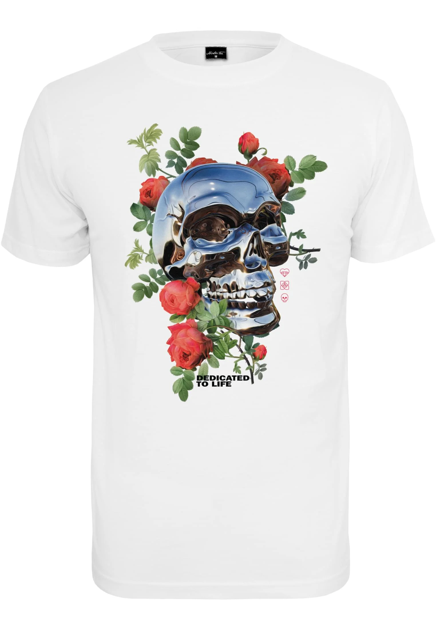skwm-tb-MT2695_P1-00220 Chrome Skull Tee