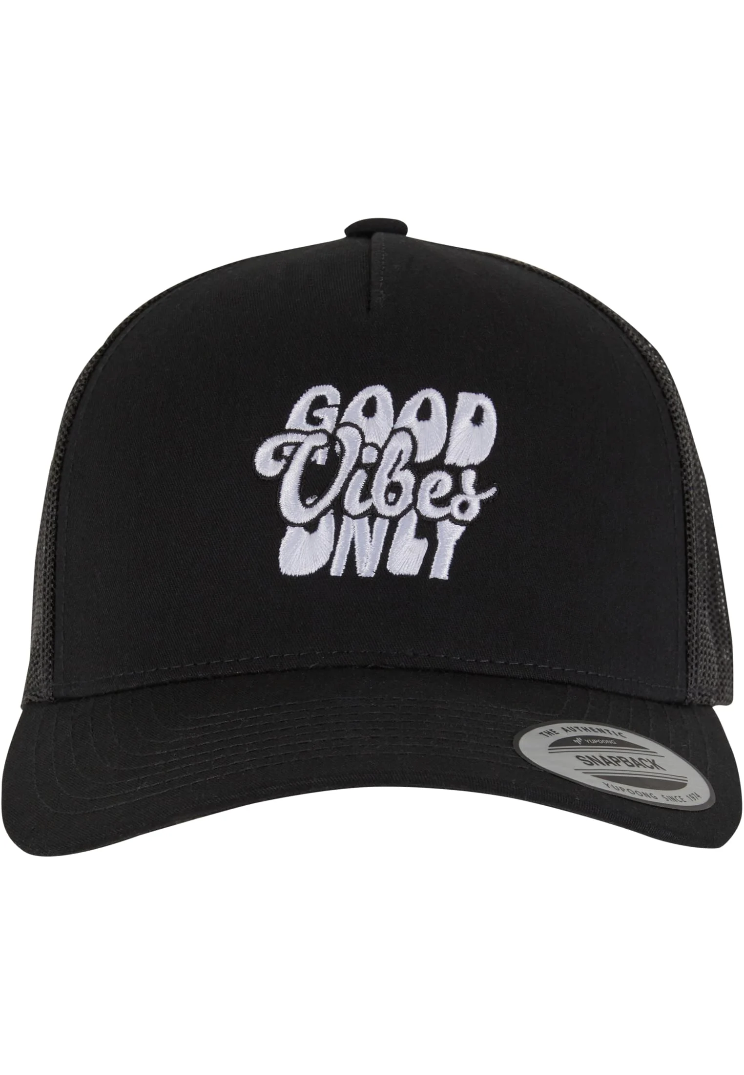 Good Vibes Only 5-Panel Retro Trucker Cap