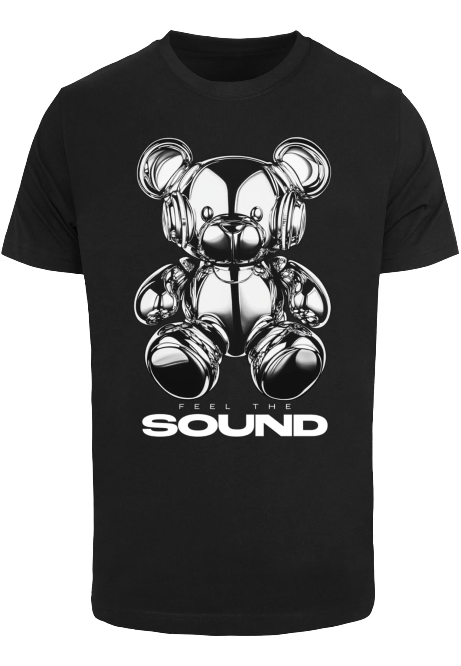 skwm-tb-MT3712_P1-00007_8e21f07b-302a-4713-a1ab-5a503dcdc85b Feel The Sound Chrome Bear Tee