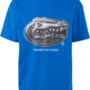 skwm-tb-MT3729_P1-01495 Florida Gators Chrome Logo Oversize Tee