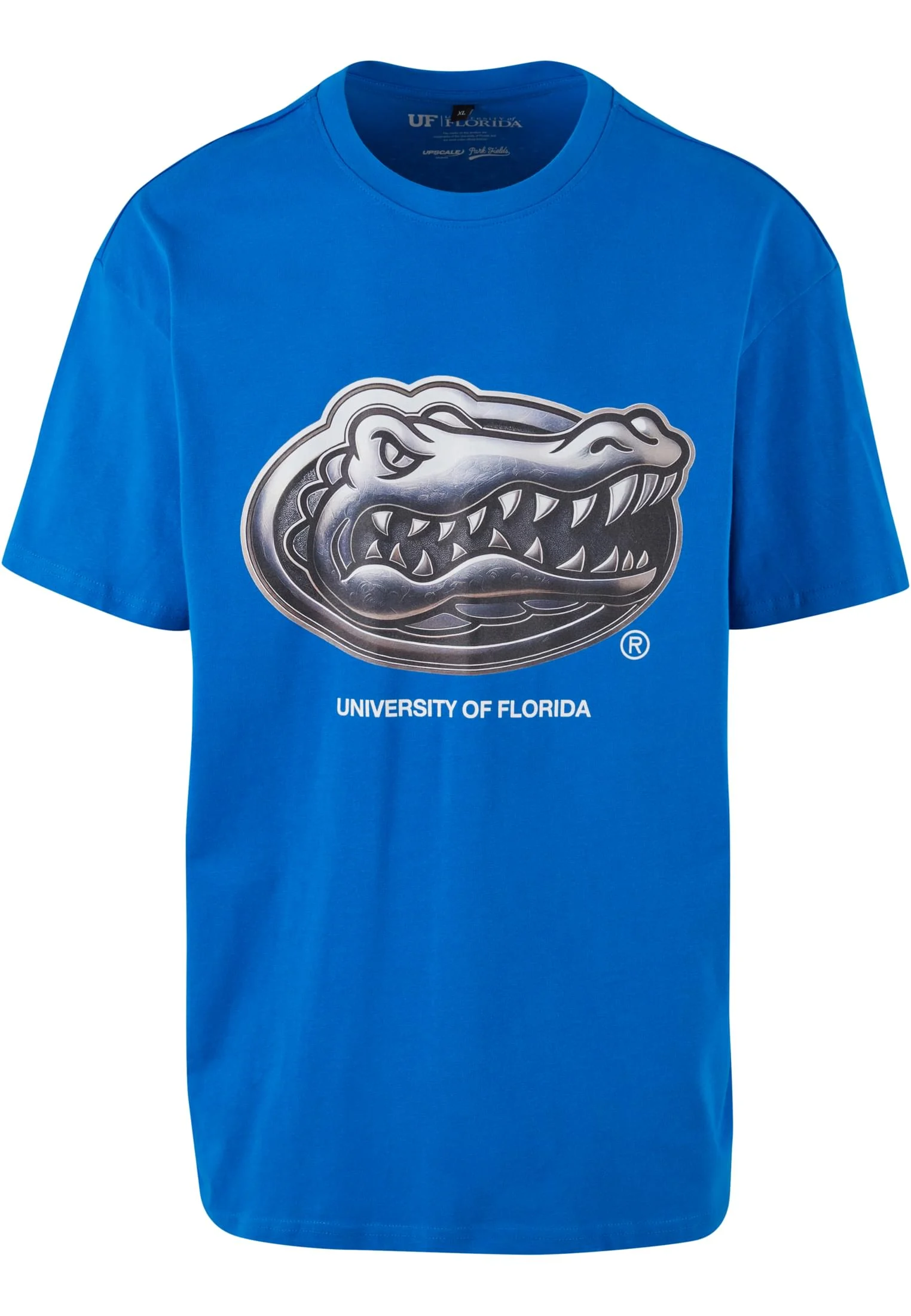skwm-tb-MT3729_P1-01495 Florida Gators Chrome Logo Oversize Tee