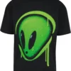 Dripping Alien Head Oversize Tee