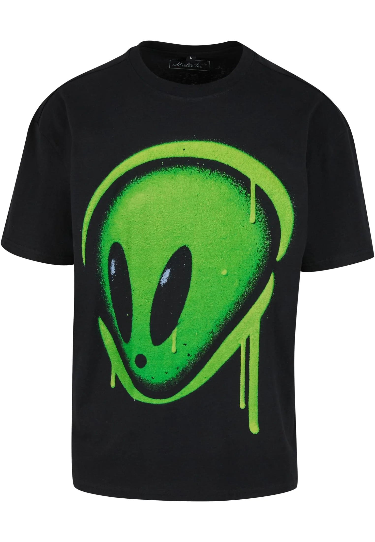 Dripping Alien Head Oversize Tee