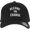 Become The Change Wording Wooly Combed Cap