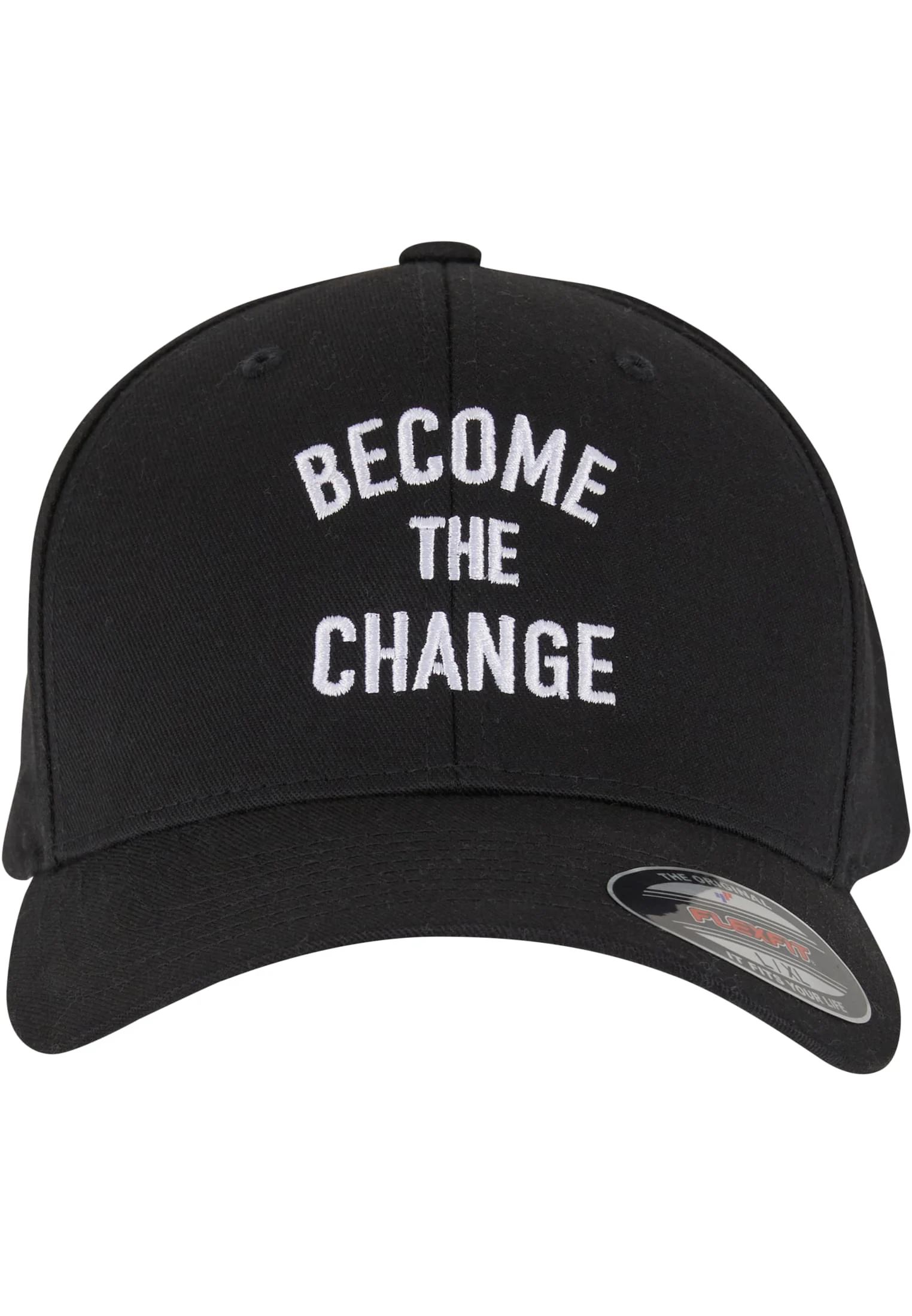 Become The Change Wording Wooly Combed Cap