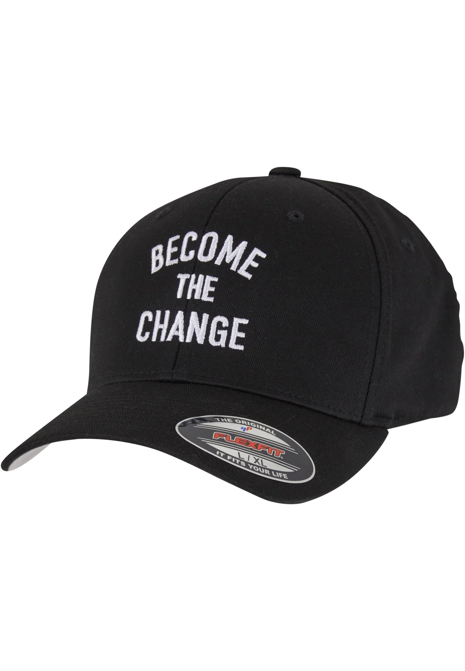 Become The Change Wording Wooly Combed Cap