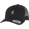 skwm-tb-MT3941_P3-00007 Crossed Fingers Handsign Retro Trucker Cap