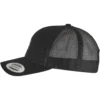 skwm-tb-MT3941_P4-00007 Crossed Fingers Handsign Retro Trucker Cap