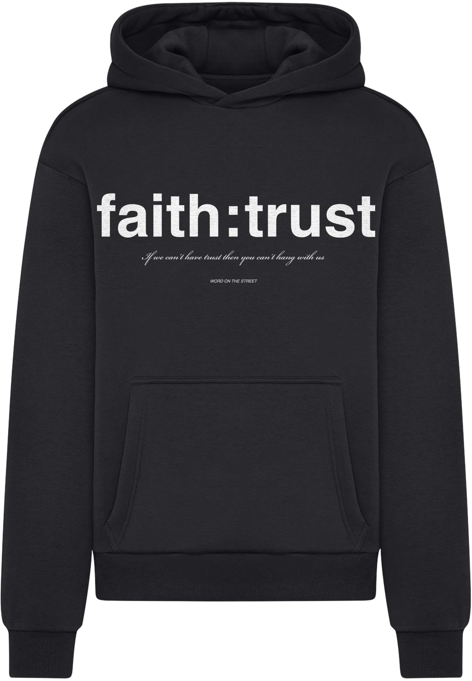 Faith And Trust Fluffy Hoody