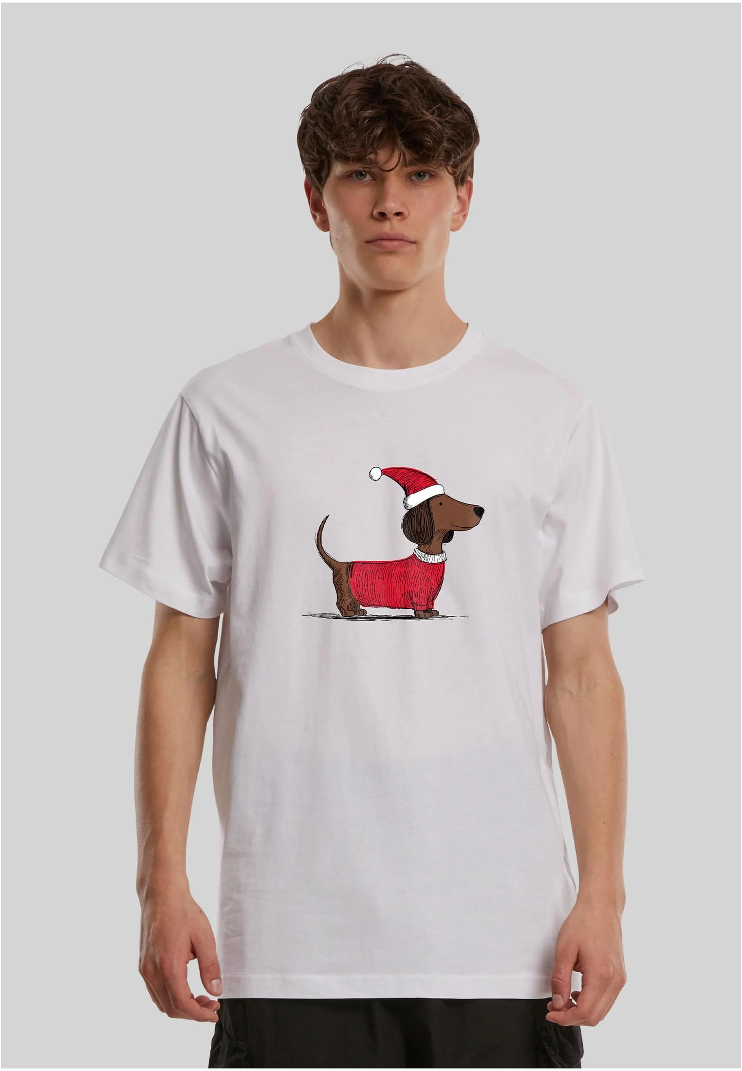 skwm-tb-MT4074_Mw1-00220_7c868507-d572-479f-a0db-d399c1200ac7 Christmas Dackel Tee
