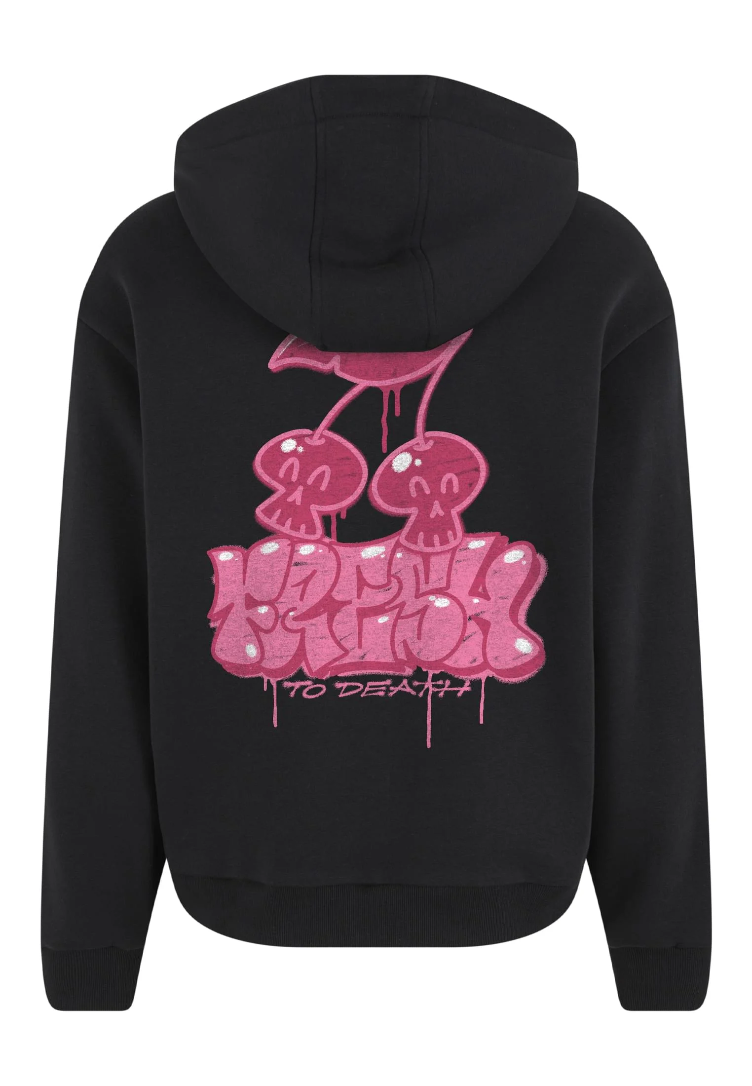 Fresh to Death Cherries Fluffy Zip Hoody