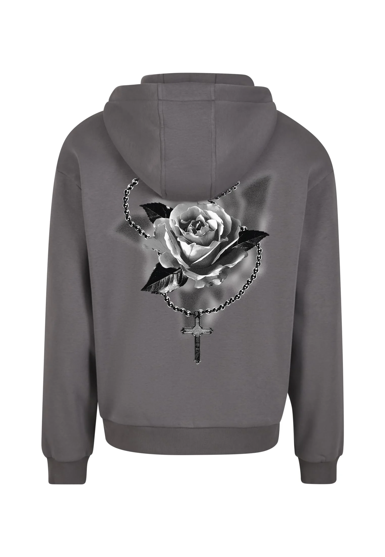 skwm-tb-MT4255_P2-03516 Cross Rosary Fluffy Zip Hoody