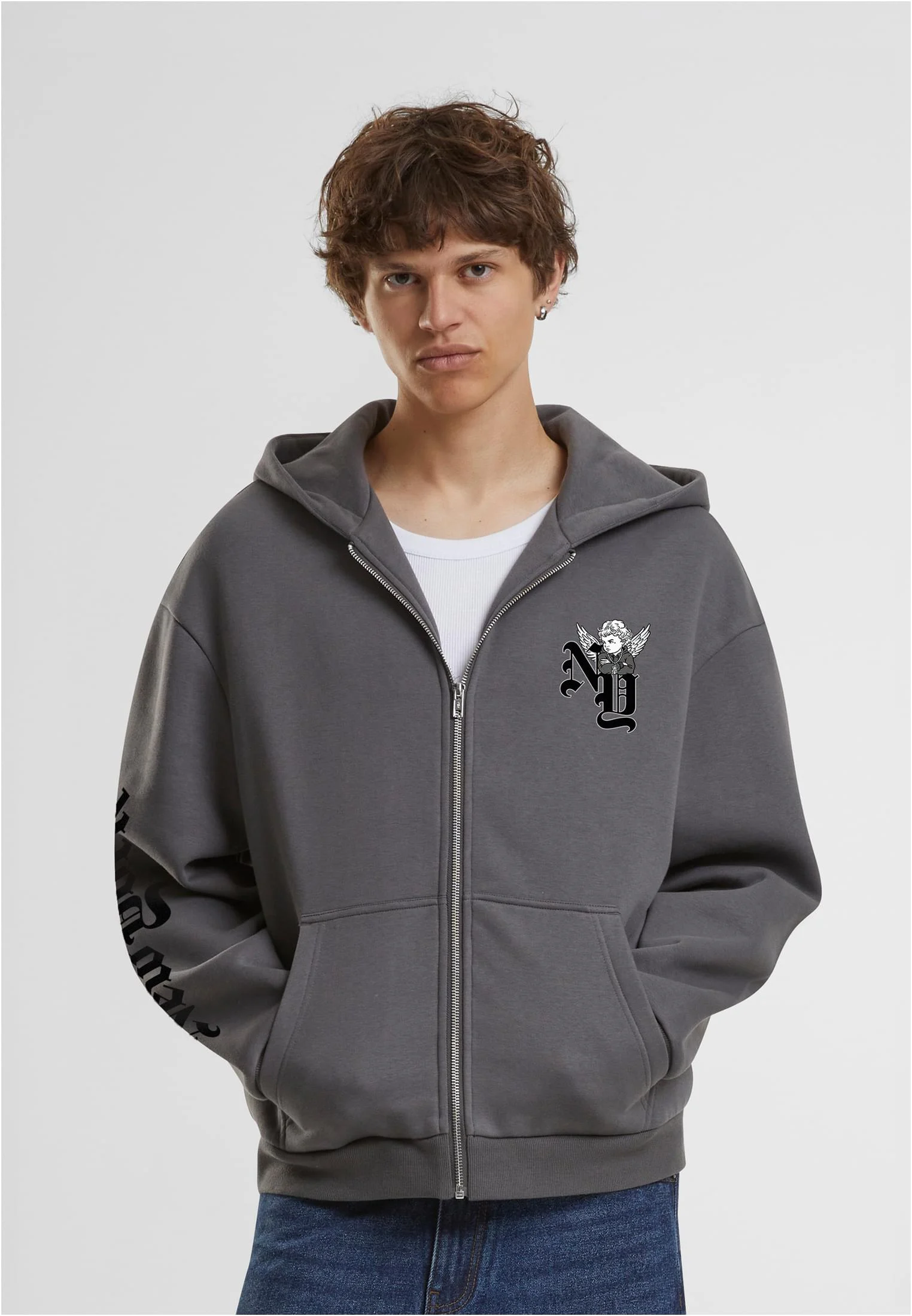 Guardian Angel Of NY Fluffy Zip Hoody