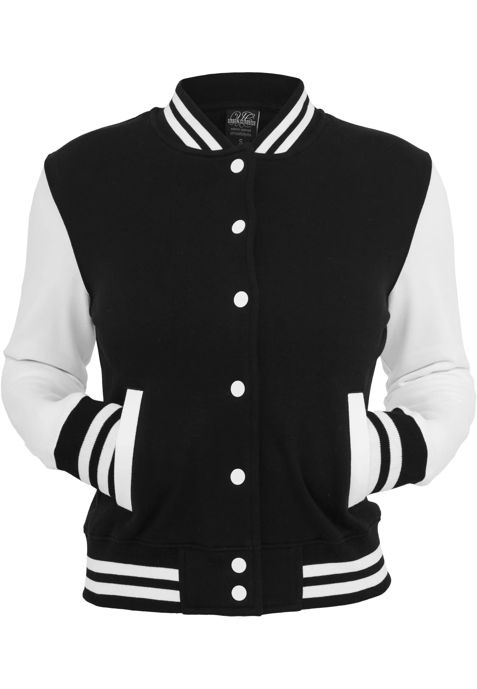 Ladies 2-tone College Sweatjacket