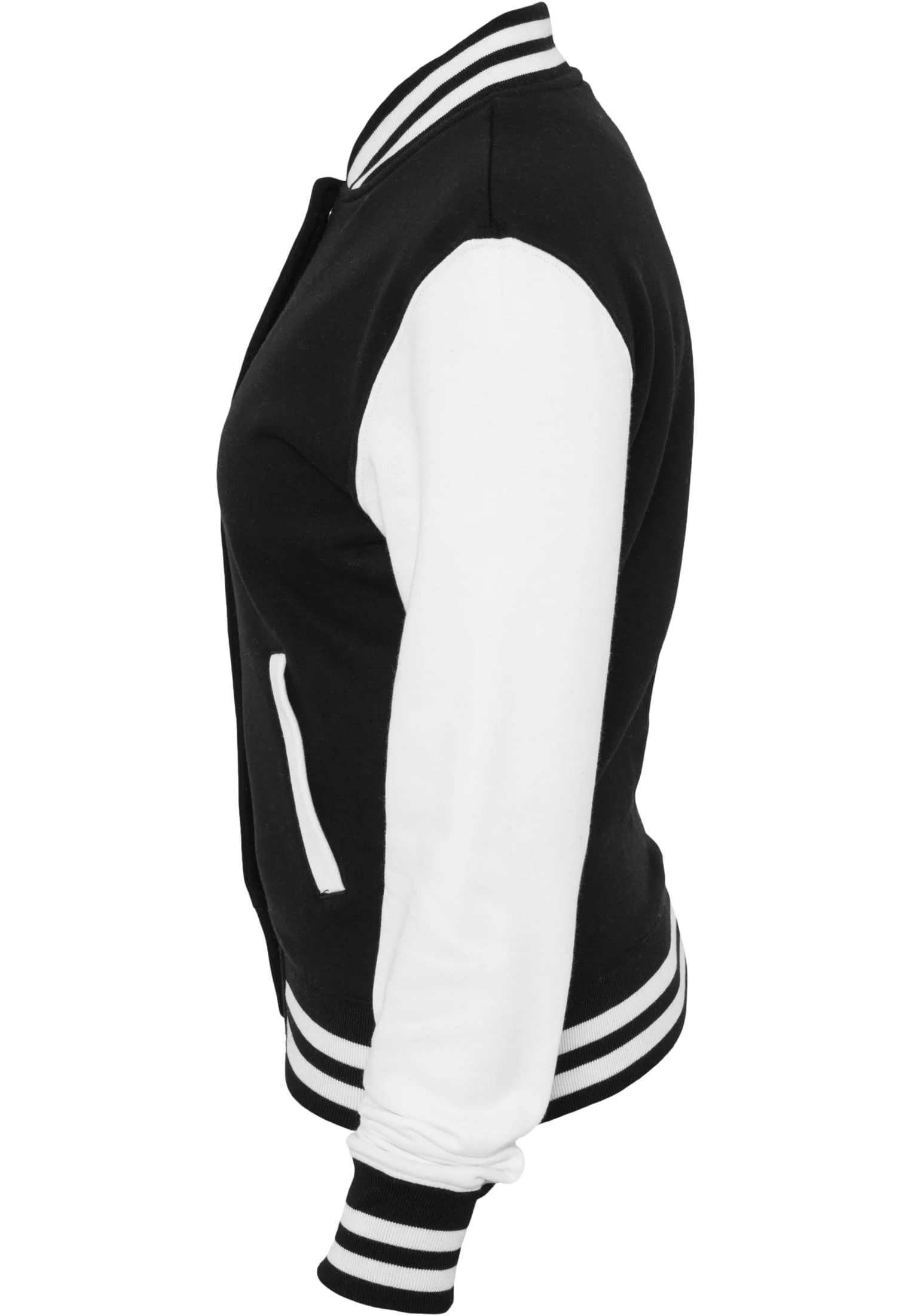 Ladies 2-tone College Sweatjacket