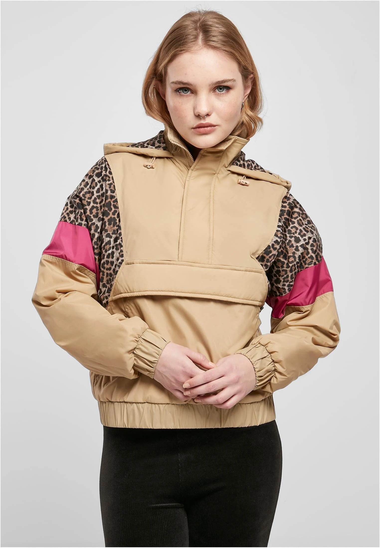 skwm-tb-TB3063_Mw1-04032_408cefe1-4dc5-4de1-b210-f99c63a100e8 Ladies AOP Mixed Pull Over Jacket