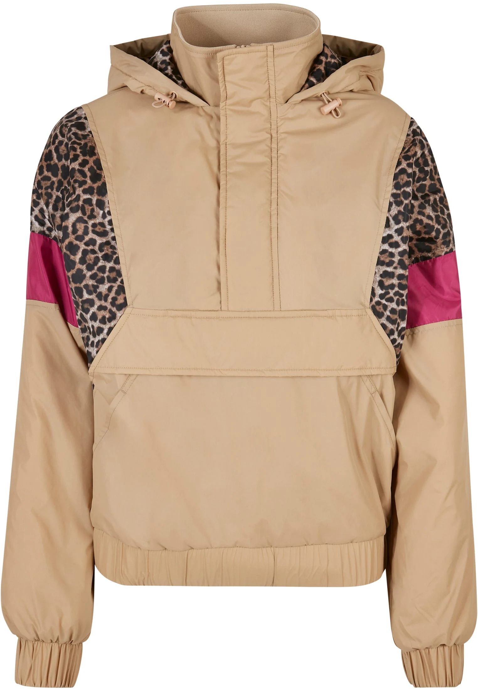 Ladies AOP Mixed Pull Over Jacket