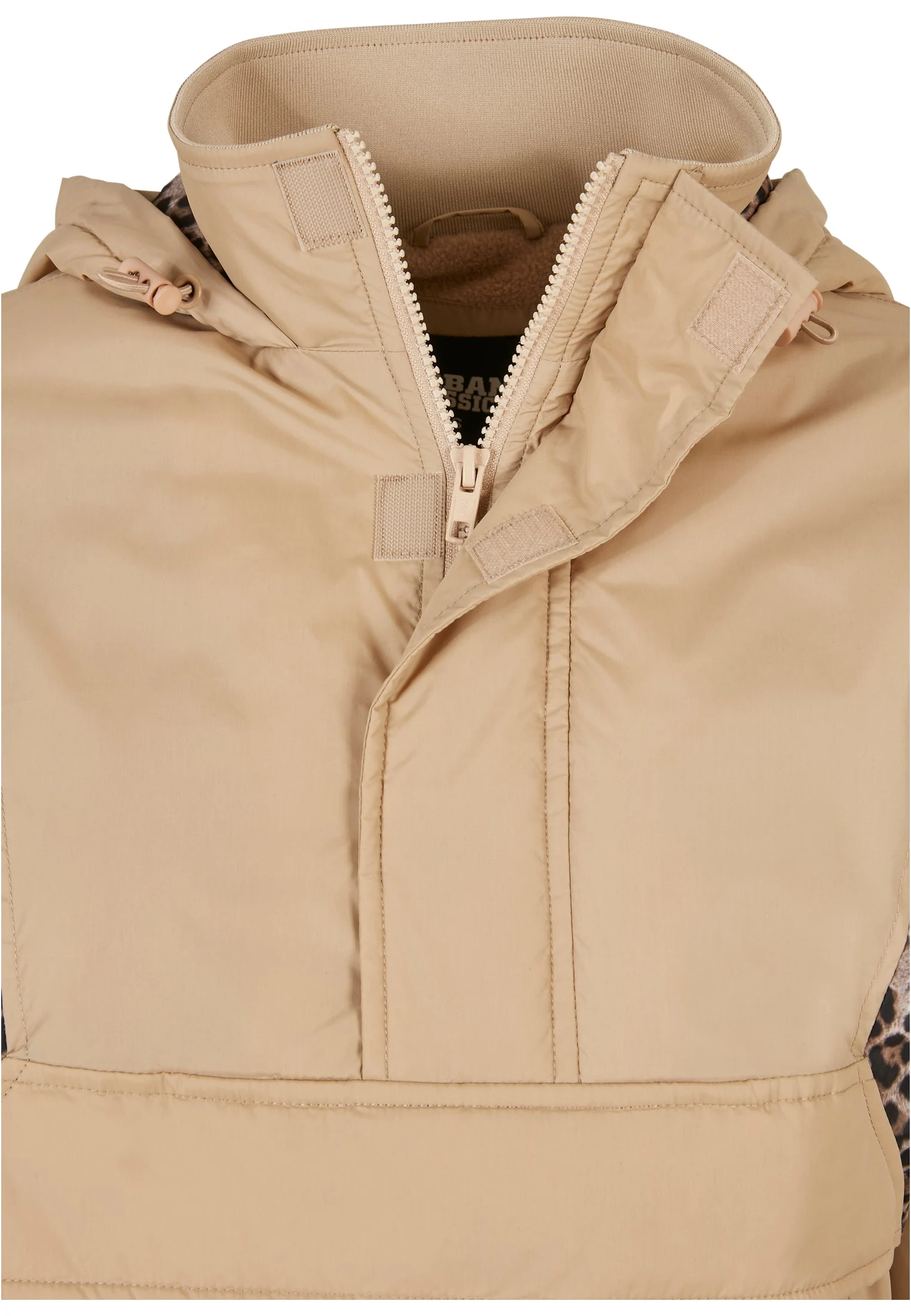 Ladies AOP Mixed Pull Over Jacket